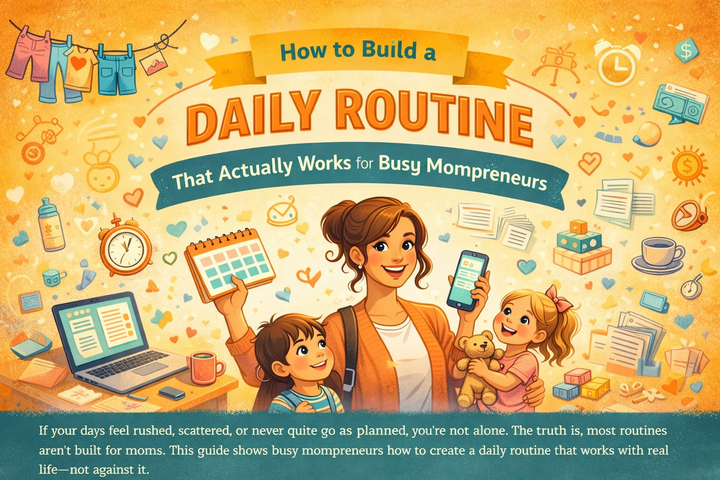 How to Build a Daily Routine That Actually Works for Busy Mompreneurs